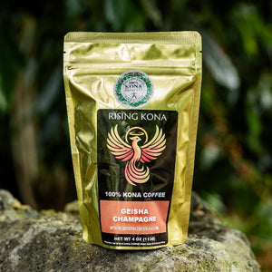 Geisha Champagne Kona Coffee